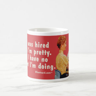 Taza De Café bonito empleado
