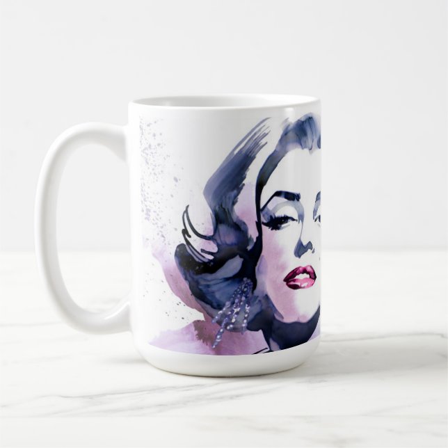 Taza De Café Bonito en púrpura (Izquierda)