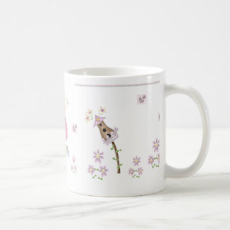 Taza De Café Bonito en rosas