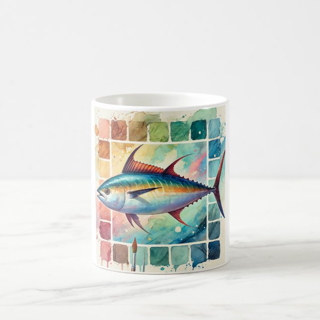 Taza De Café Bonito fish in watercolor 100724AREF110 - Watercol (Centro)