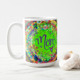 Taza De Café Bonito Floral Fun Trendy Mom Inespiritu