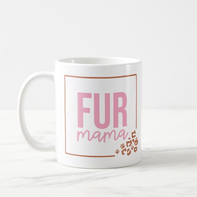 Taza De Café Bonito Fur Mama (Izquierda)