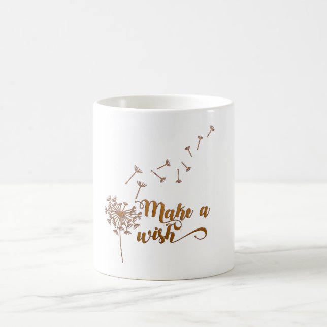 Taza De Café Bonito Hacer Un Diseño Inspirador Deseado (Centro)