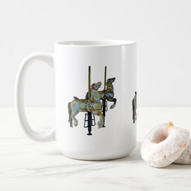 Taza De Café Bonito Merry Go Round Carousse (Con donut)