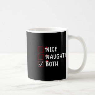 Taza De Café Bonito Navidad travieso a los dos