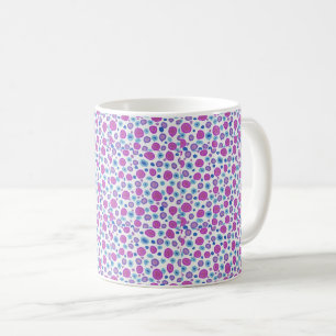 Taza De Café Bonito Pastel Polka Dot