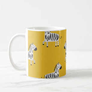 Taza De Café Bonito patrón de niños sin fisuras con cebras