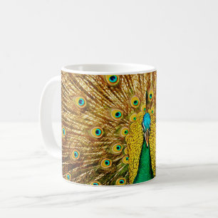 Taza De Café Bonito Peacock