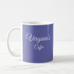 Taza De Café Bonito Periwinkle Coffee Mug