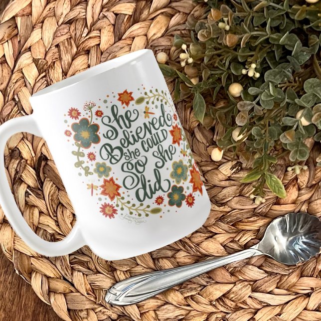 Taza De Café Bonito Que Ella Creía Que Podía Citar Inespiritual (Subido por el creador)
