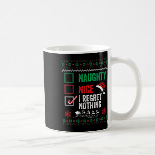 Taza De Café Bonito Travieso No Me Arrepiento De Nada Jersey Fe