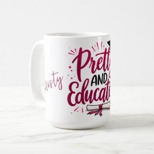 Taza De Café Bonito y graduación educativa