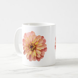 Taza De Café Bonito Zinnia Flower Floral Photography