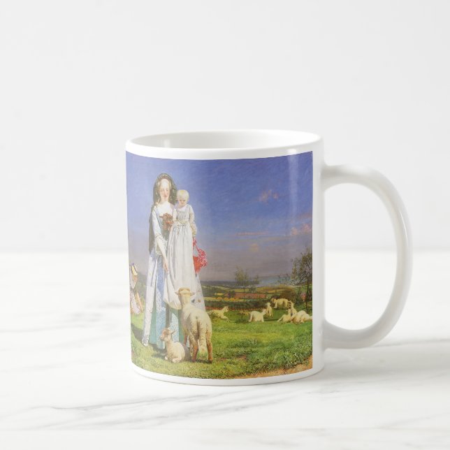 Taza De Café Bonitos Baa Lambs de Ford Madox Brown (Derecha)