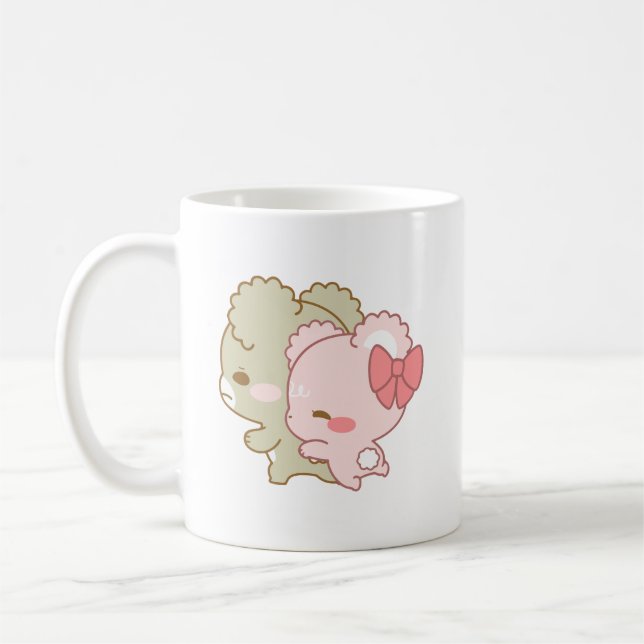 Taza De Café bonitos cachorros de azúcar (Izquierda)