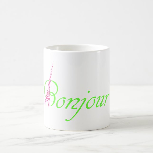 Taza De Café Bonjour (Centro)