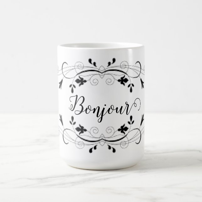 Taza De Café Bonjour Classic Mug (Centro)