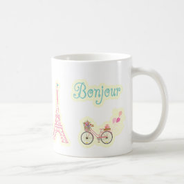 Taza De Café Bonjour de París Francia