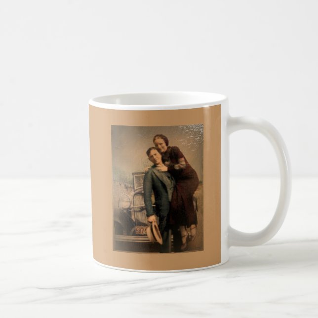 Taza De Café Bonnie y Clyde (Derecha)