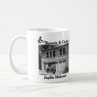 Taza De Café Bonnie y guarida de Joplin de Clyde