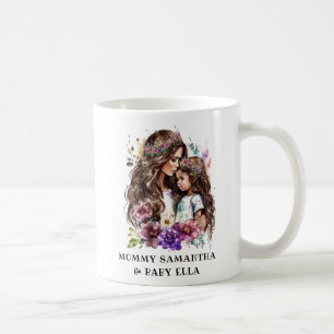Taza De Café Bono de mamá y hija Adorable (7)