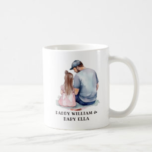 Taza De Café Bono padre y hija (7)