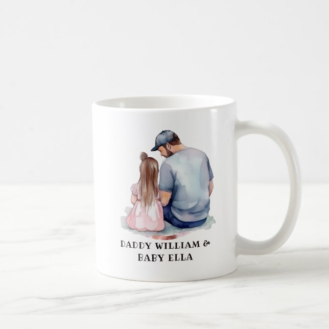 Taza De Café Bono padre y hija (7) (Derecha)
