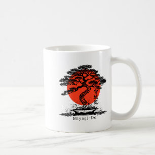 Taza De Café Bonsai Kanji Japonés Miyagi Do Personalizado Camis