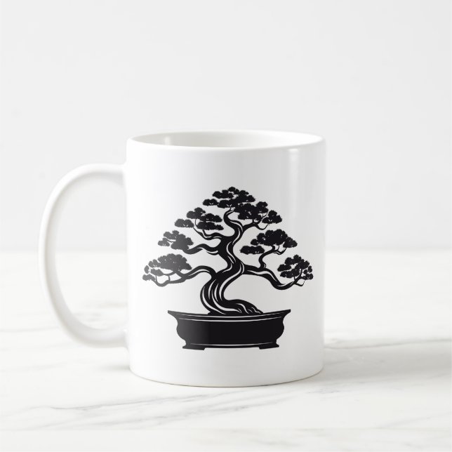 Taza De Café Bonsai un árbol pequeño, un gran viaje (Izquierda)