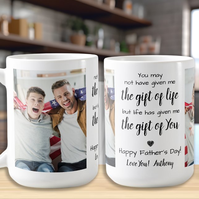Taza De Café BONUS DAD Poem Personalizado 2 Photo Father's Day (Subido por el creador)