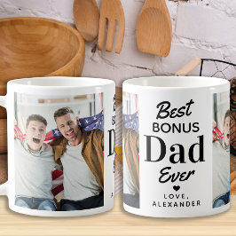 Taza De Café BONUS DAD Step Dad Dad Dad Day Personalizado 2