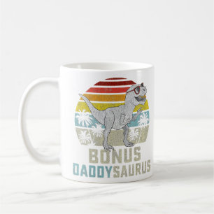 Taza De Café Bonus Daddy Saurus T Rex Daddysaurus Stepdad Match