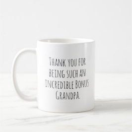 Taza De Café Bonus Grandpa Gratitude Heartwarming Gift 