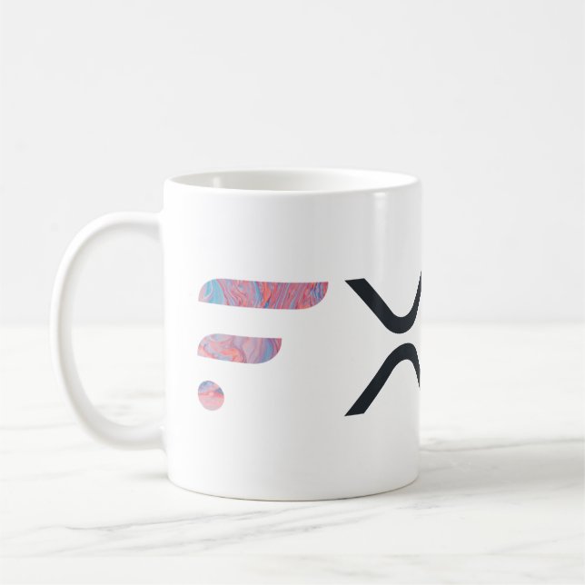 Taza De Café Bonzentech FLR XRP Mug! (Izquierda)