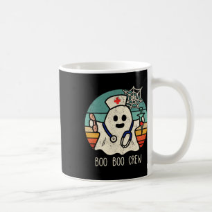 Taza De Café Boo Boo Crew Enfermera Famosa Fantasma Halloween C