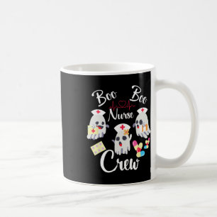 Taza De Café Boo Boo Crew Enfermera Fantasma Disfraces Hallowee