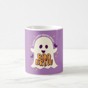 Taza De Café Boo Brew Cute Fantasma Amante del Café de Hallowee