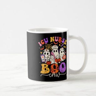 Taza De Café Boo Crew Costume Graciosa Enfermera Fantasma Hallo