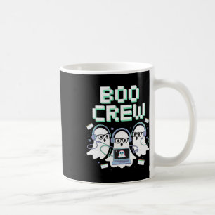 Taza De Café Boo Crew Halloween It Tech Help Desk Stem