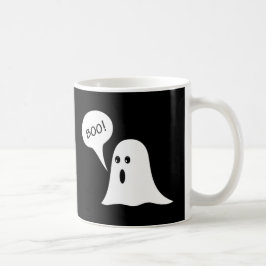Taza De Café Boo Cute Halloween Fantasma