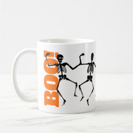 Taza De Café ¡BOO! Esqueletos de baile de Halloween