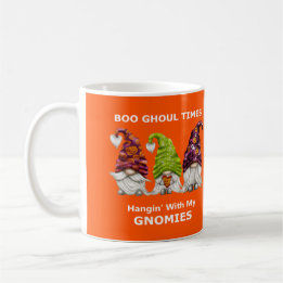 Taza De Café Boo Ghoul Times colgando con mis Gnomies Halloween