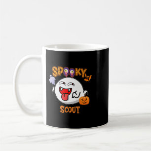 Taza De Café Boo Halloween Disstume Scout espumoso
