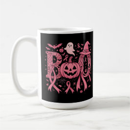 Taza De Café Boo Halloween Sensibilización sobre el cáncer de m