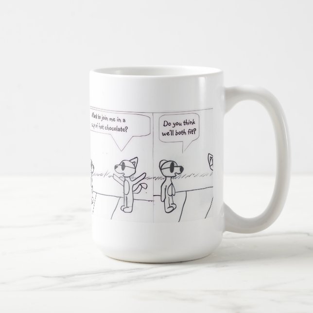 Taza De Café Boo Happens Comic Strip Mug (Derecha)