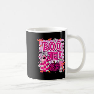 Taza De Café Boo Jee Ghost Coffee Coquette Bow Halloween Chica