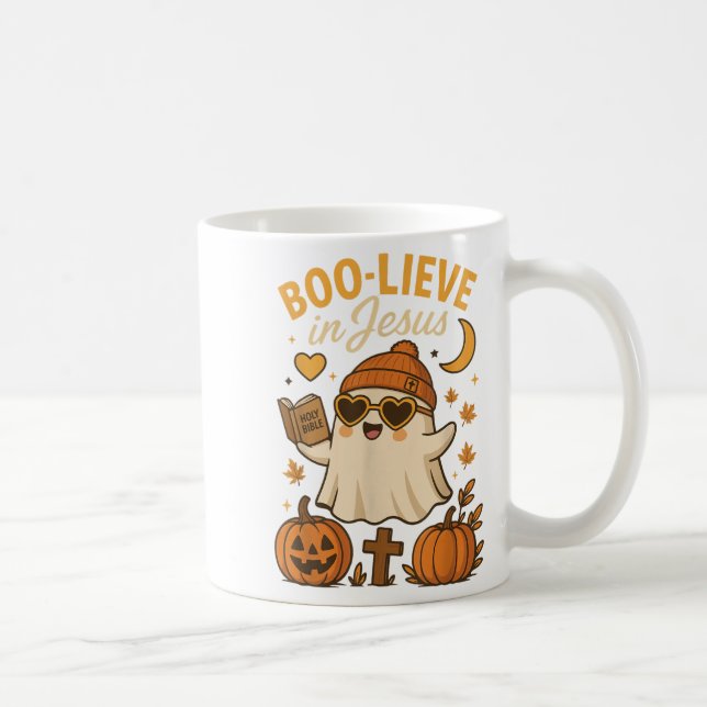 Taza De Café Boo-lieve en Jesús (Derecha)