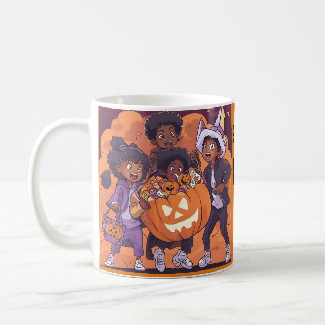 Taza De Café "¡Boo! ¡Lo tengo! GRITO! Halloween (Izquierda)