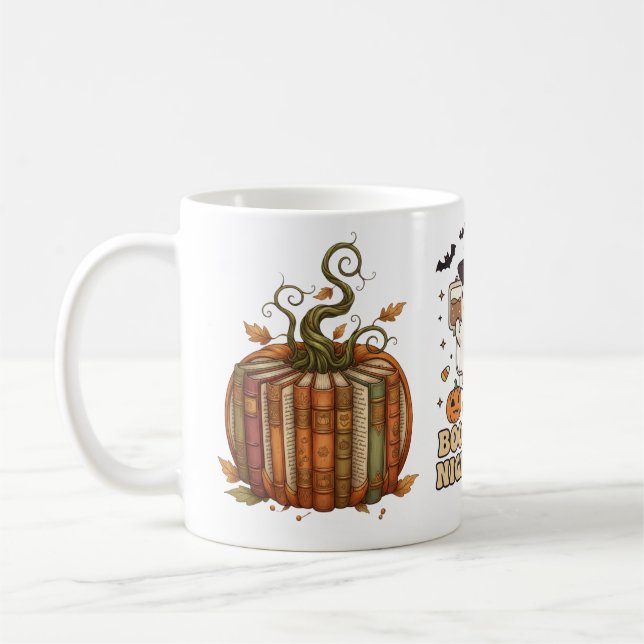 Taza De Café Boo-tiful Nurse Ghost Pumpkin Night Shift Mug (Izquierda)