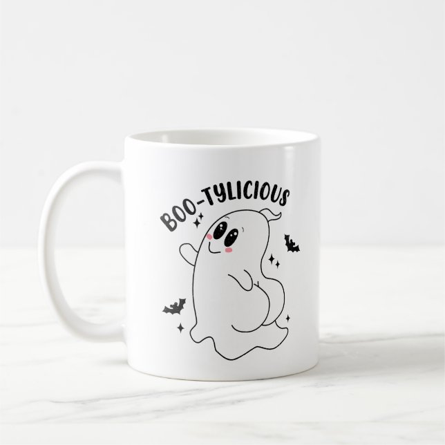 Taza De Café Boo - Tíliciosa Halloween divertida (Izquierda)